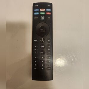 Vizio Remote Black Vudu Xumo Redbox Buttons